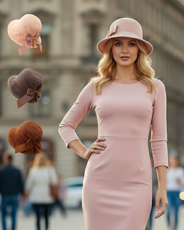 Elegance Bow Cloche Hat | ITALIVIO