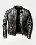 Obsidian Leather Motorcycle Jacket | ITALIVIO