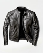 Obsidian Leather Motorcycle Jacket | ITALIVIO