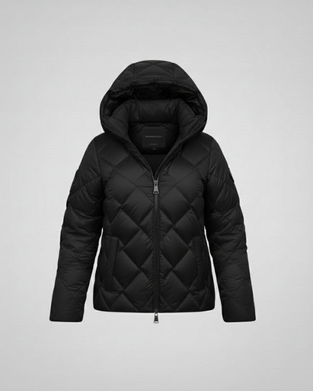 Ember Short Quilted Hooded Jacket | ITALIVIO