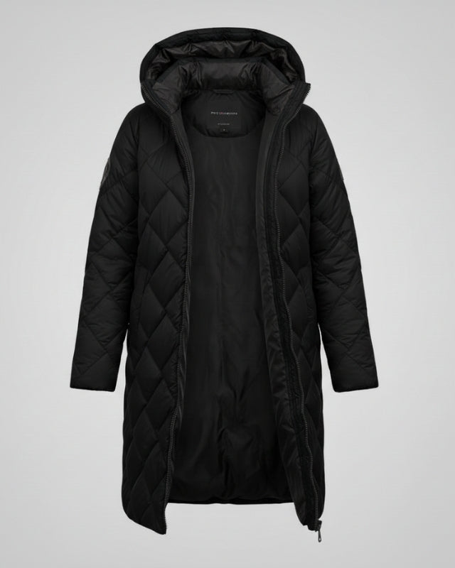 Ember Long Lightweight Warm Hooded Jacket | ITALIVIO