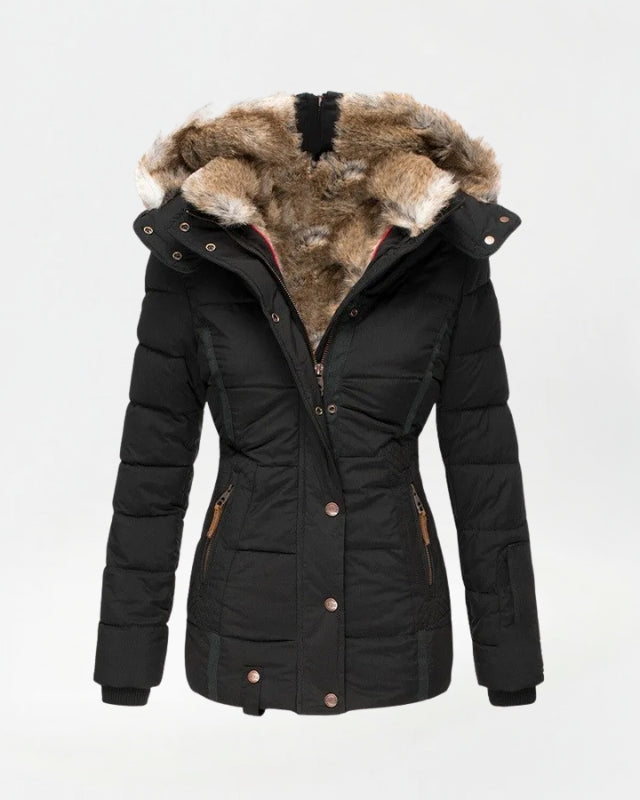 SELENE - Faux Fur Waterproof Winter Coat