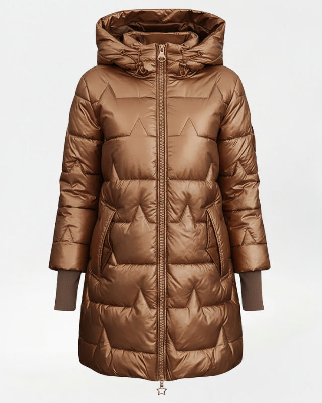 Sienna Quilted Hooded Coat 750g | ITALIVIO