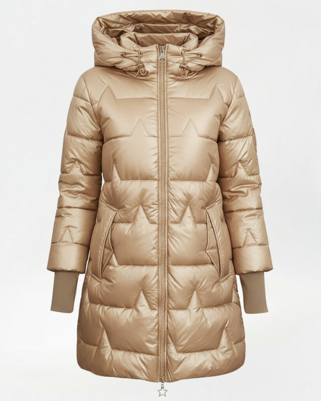 Sienna Quilted Hooded Coat 750g | ITALIVIO