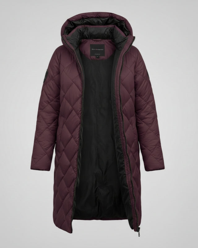 Ember Long Lightweight Warm Hooded Jacket | ITALIVIO