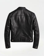Obsidian Leather Motorcycle Jacket | ITALIVIO