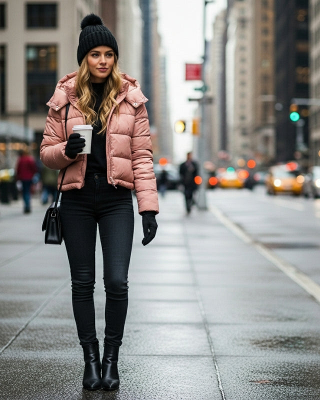 Ember Short Quilted Hooded Jacket | ITALIVIO