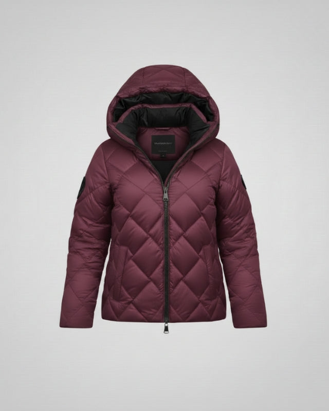 Ember Short Quilted Hooded Jacket | ITALIVIO